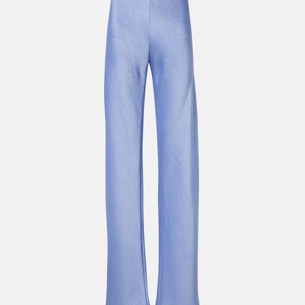 NWOT Vince Crushed Satin Wide Leg Pants